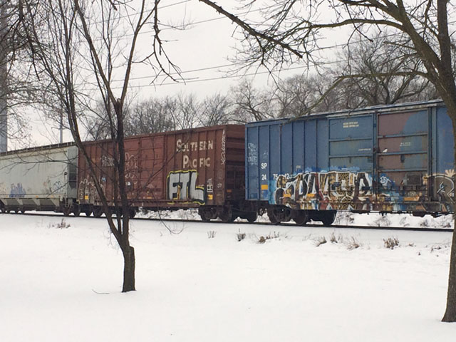 Railcars move through the Twin Cities corridor in late December 2016. Will current proposed rulemaking of rail issues currently active under the U.S. Surface Transportation Board be affected by the White House regulatory freeze released on Jan. 20? (DTN photo by Mary Kennedy)